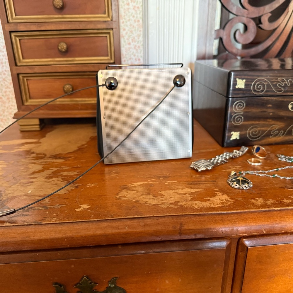 Wendy Stevens Silver Steel Metal Bag/Purse - Picture 4 of 5